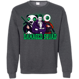 Sweatshirts Dark Heather / Small Damaged Squad Crewneck Sweatshirt