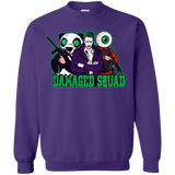 Sweatshirts Purple / Small Damaged Squad Crewneck Sweatshirt