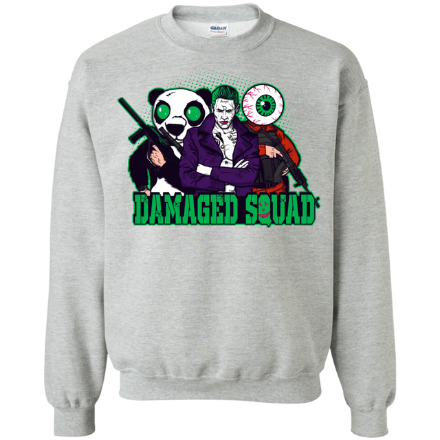 Sweatshirts Sport Grey / Small Damaged Squad Crewneck Sweatshirt