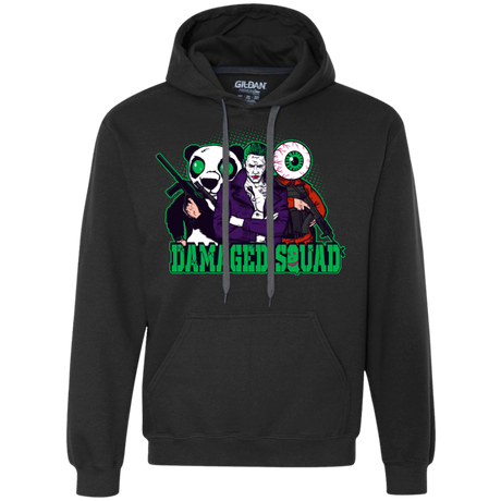 Sweatshirts Black / Small Damaged Squad Premium Fleece Hoodie