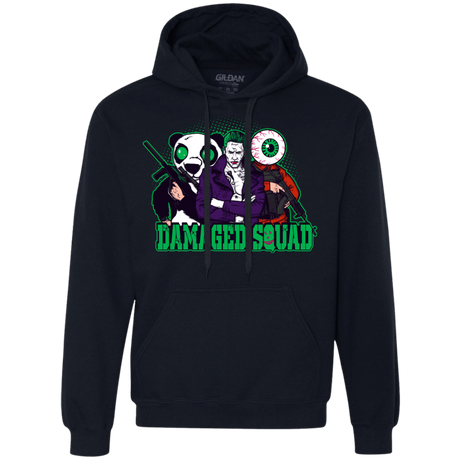 Sweatshirts Navy / Small Damaged Squad Premium Fleece Hoodie