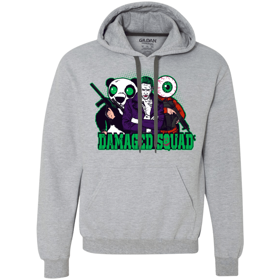 Sweatshirts Sport Grey / Small Damaged Squad Premium Fleece Hoodie