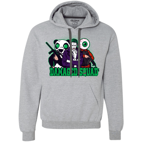 Sweatshirts Sport Grey / Small Damaged Squad Premium Fleece Hoodie