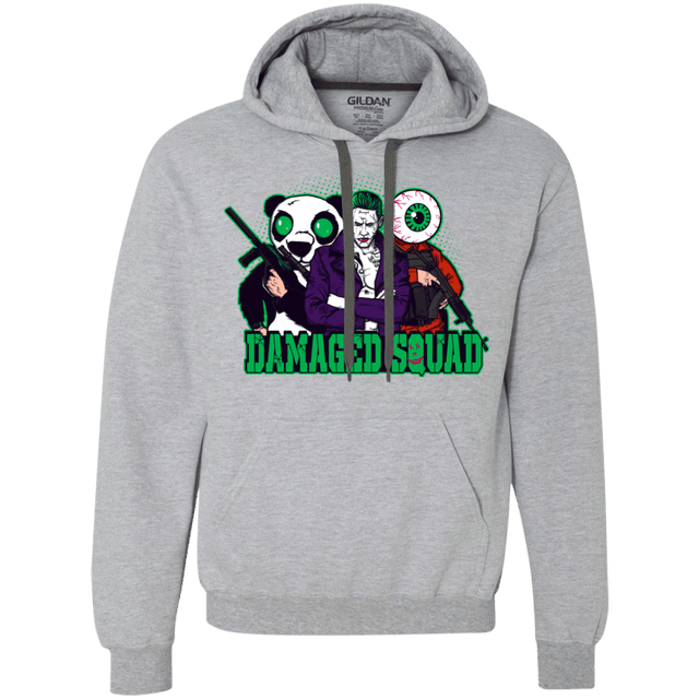 Sweatshirts Sport Grey / Small Damaged Squad Premium Fleece Hoodie