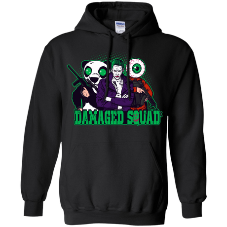 Sweatshirts Black / Small Damaged Squad Pullover Hoodie