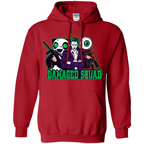 Sweatshirts Red / Small Damaged Squad Pullover Hoodie