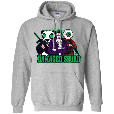 Sweatshirts Sport Grey / Small Damaged Squad Pullover Hoodie