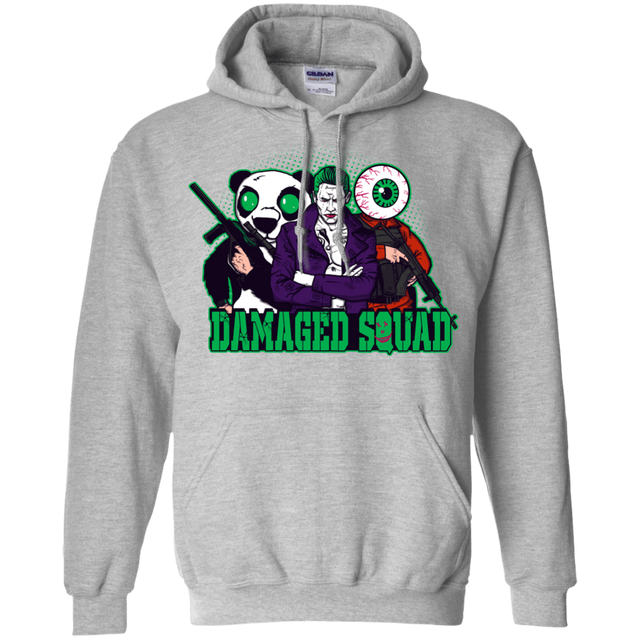 Sweatshirts Sport Grey / Small Damaged Squad Pullover Hoodie