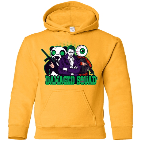 Sweatshirts Gold / YS Damaged Squad Youth Hoodie