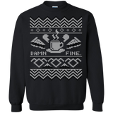 Sweatshirts Black / Small Damn Fine Sweater_mephias Crewneck Sweatshirt