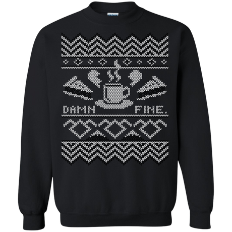 Sweatshirts Black / Small Damn Fine Sweater_mephias Crewneck Sweatshirt