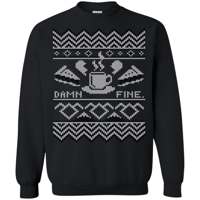 Sweatshirts Black / Small Damn Fine Sweater_mephias Crewneck Sweatshirt