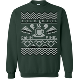 Sweatshirts Forest Green / Small Damn Fine Sweater_mephias Crewneck Sweatshirt