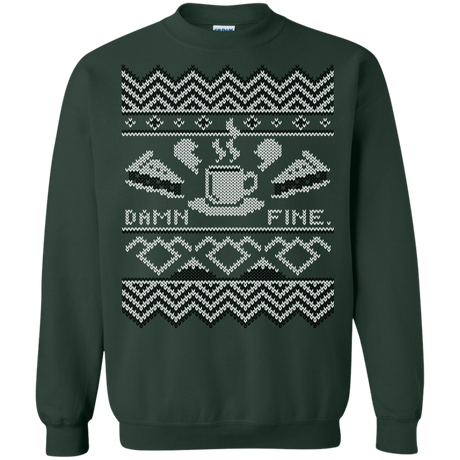 Sweatshirts Forest Green / Small Damn Fine Sweater_mephias Crewneck Sweatshirt