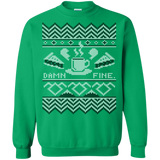 Sweatshirts Irish Green / Small Damn Fine Sweater_mephias Crewneck Sweatshirt