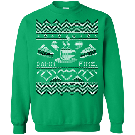Sweatshirts Irish Green / Small Damn Fine Sweater_mephias Crewneck Sweatshirt