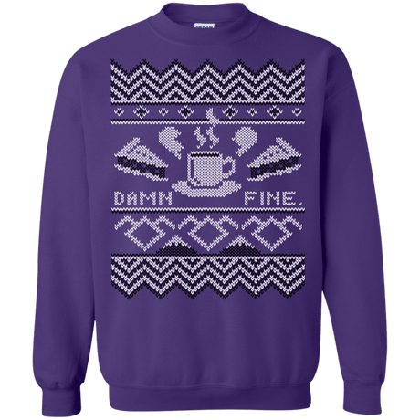 Sweatshirts Purple / Small Damn Fine Sweater_mephias Crewneck Sweatshirt