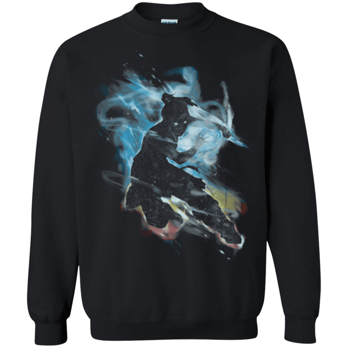 Sweatshirts Black / Small Dancing With Elements Korra Crewneck Sweatshirt