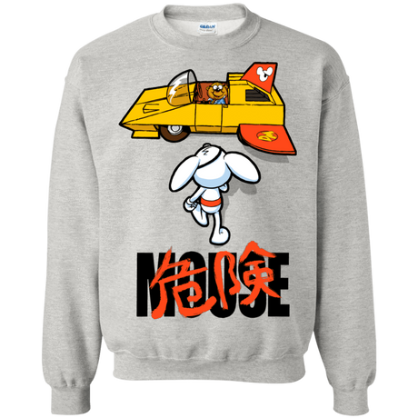 Sweatshirts Ash / Small Danger Akira Mouse Crewneck Sweatshirt