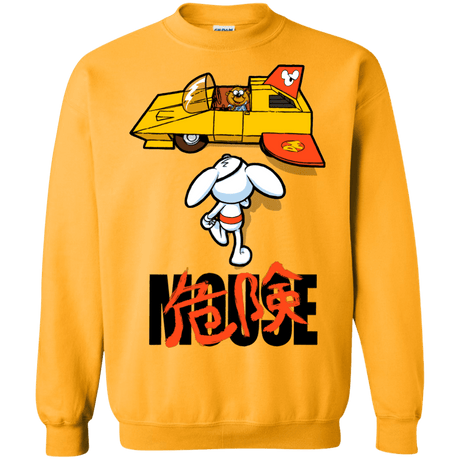 Sweatshirts Gold / Small Danger Akira Mouse Crewneck Sweatshirt