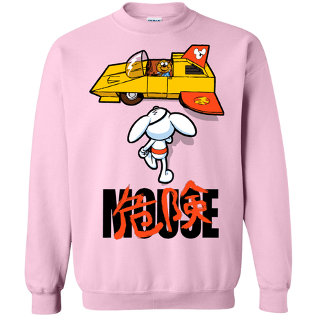 Sweatshirts Light Pink / Small Danger Akira Mouse Crewneck Sweatshirt