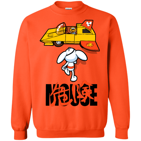 Sweatshirts Orange / Small Danger Akira Mouse Crewneck Sweatshirt