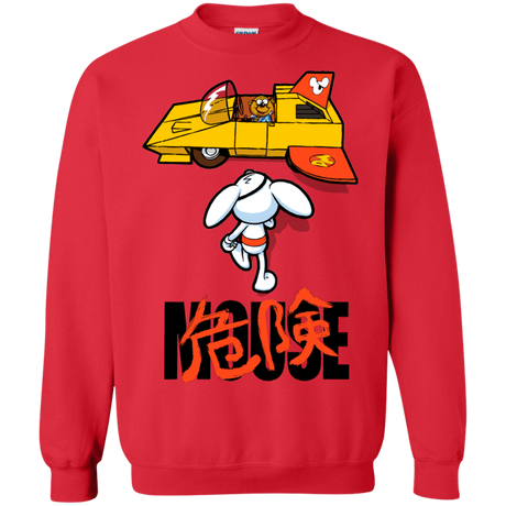 Sweatshirts Red / Small Danger Akira Mouse Crewneck Sweatshirt