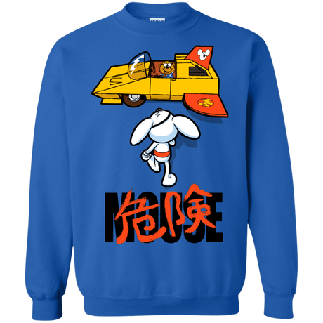 Sweatshirts Royal / Small Danger Akira Mouse Crewneck Sweatshirt