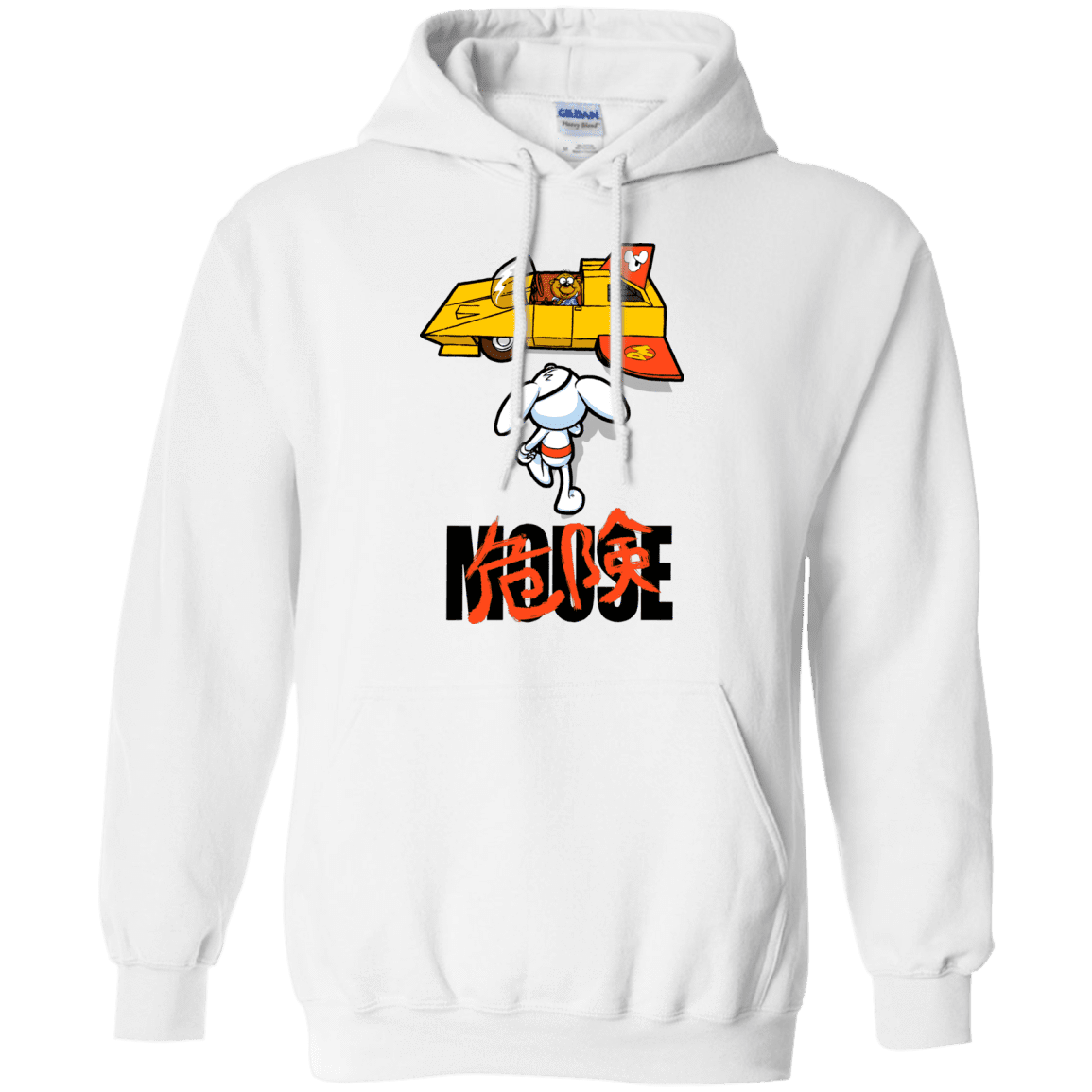 Sweatshirts White / Small Danger Akira Mouse Pullover Hoodie