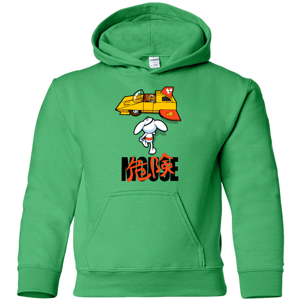 Sweatshirts Irish Green / YS Danger Akira Mouse Youth Hoodie