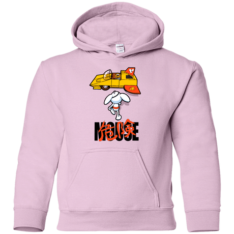 Sweatshirts Light Pink / YS Danger Akira Mouse Youth Hoodie