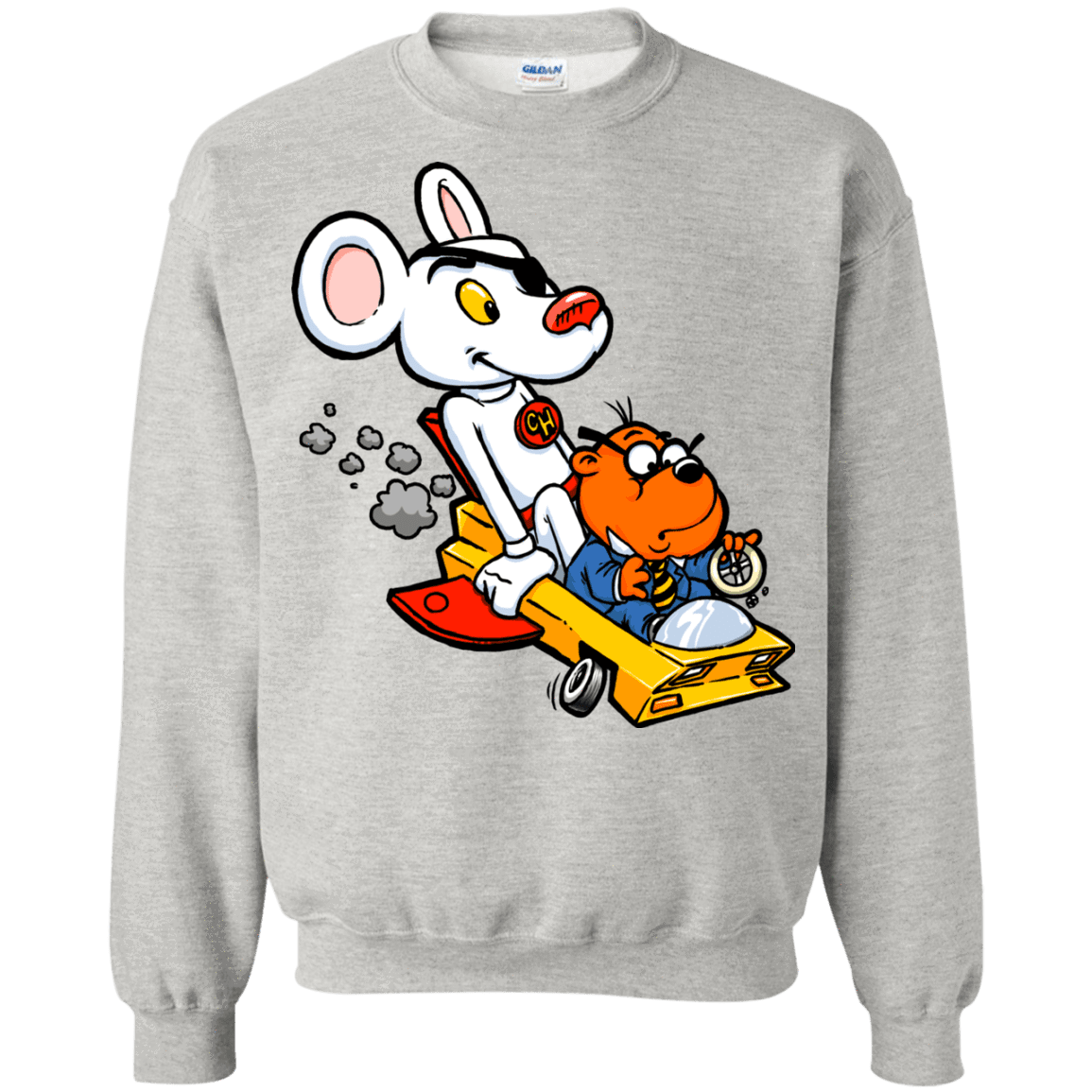 Sweatshirts Ash / Small Danger Mouse Crewneck Sweatshirt