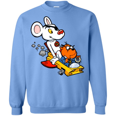 Sweatshirts Carolina Blue / Small Danger Mouse Crewneck Sweatshirt