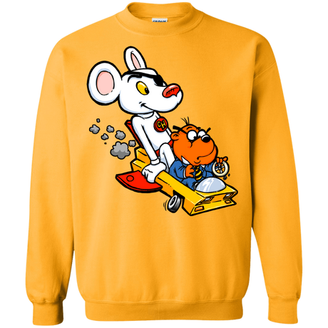 Sweatshirts Gold / Small Danger Mouse Crewneck Sweatshirt