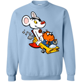 Sweatshirts Light Blue / Small Danger Mouse Crewneck Sweatshirt