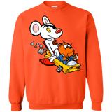 Sweatshirts Orange / Small Danger Mouse Crewneck Sweatshirt