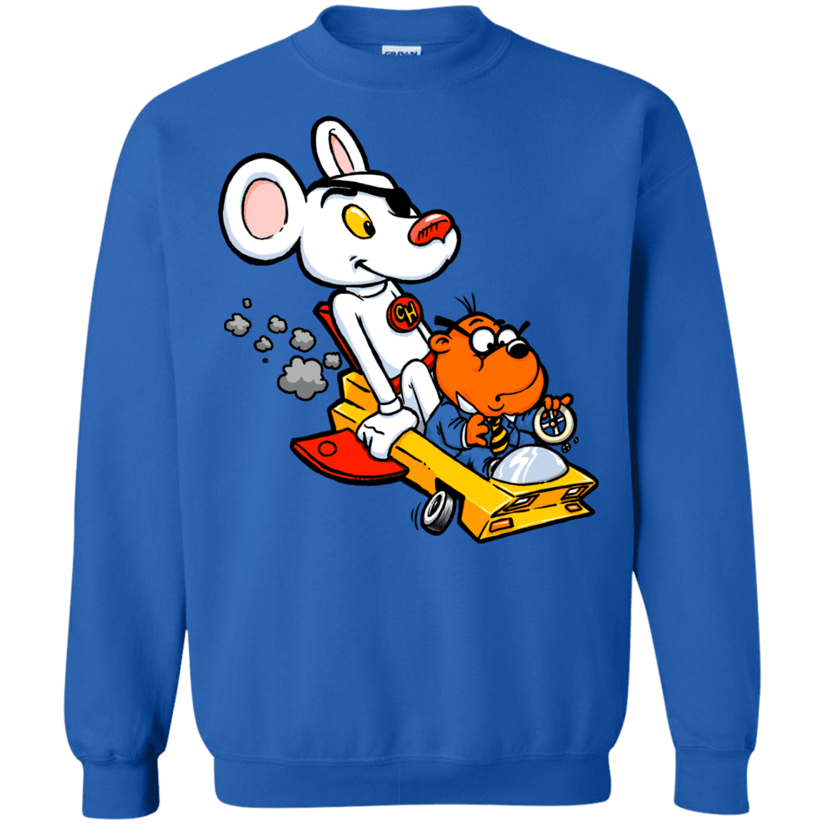 Sweatshirts Royal / Small Danger Mouse Crewneck Sweatshirt