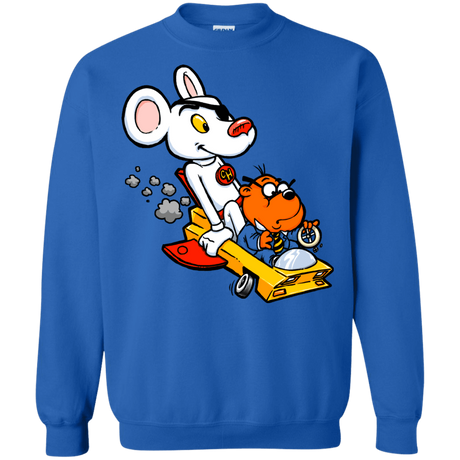 Sweatshirts Royal / Small Danger Mouse Crewneck Sweatshirt