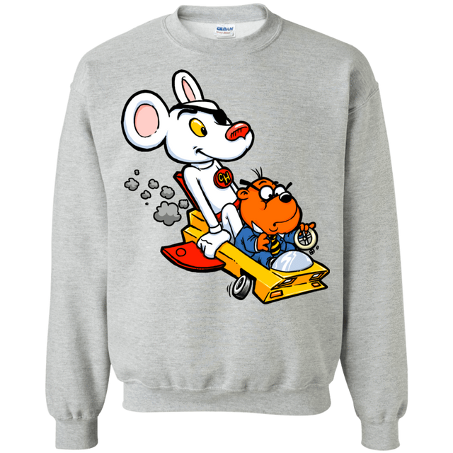 Sweatshirts Sport Grey / Small Danger Mouse Crewneck Sweatshirt