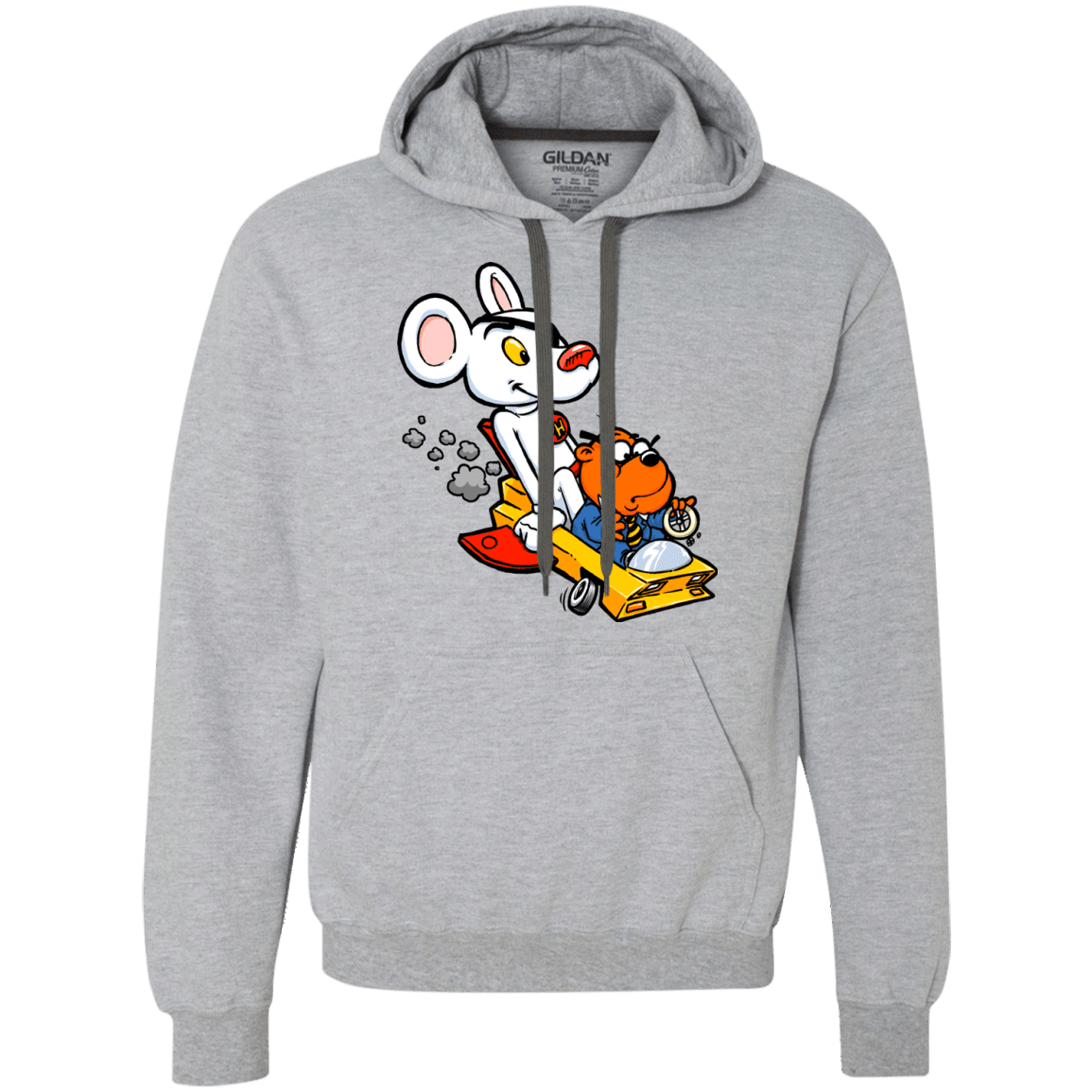 Sweatshirts Sport Grey / Small Danger Mouse Premium Fleece Hoodie