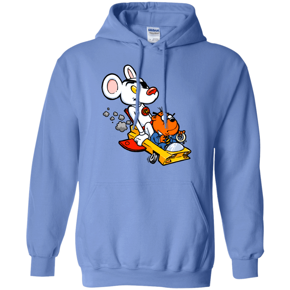 Sweatshirts Carolina Blue / Small Danger Mouse Pullover Hoodie