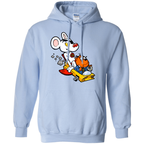 Sweatshirts Light Blue / Small Danger Mouse Pullover Hoodie