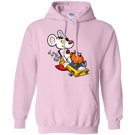 Sweatshirts Light Pink / Small Danger Mouse Pullover Hoodie