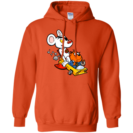 Sweatshirts Orange / Small Danger Mouse Pullover Hoodie