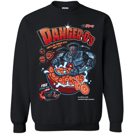 Sweatshirts Black / Small Danger O's Crewneck Sweatshirt