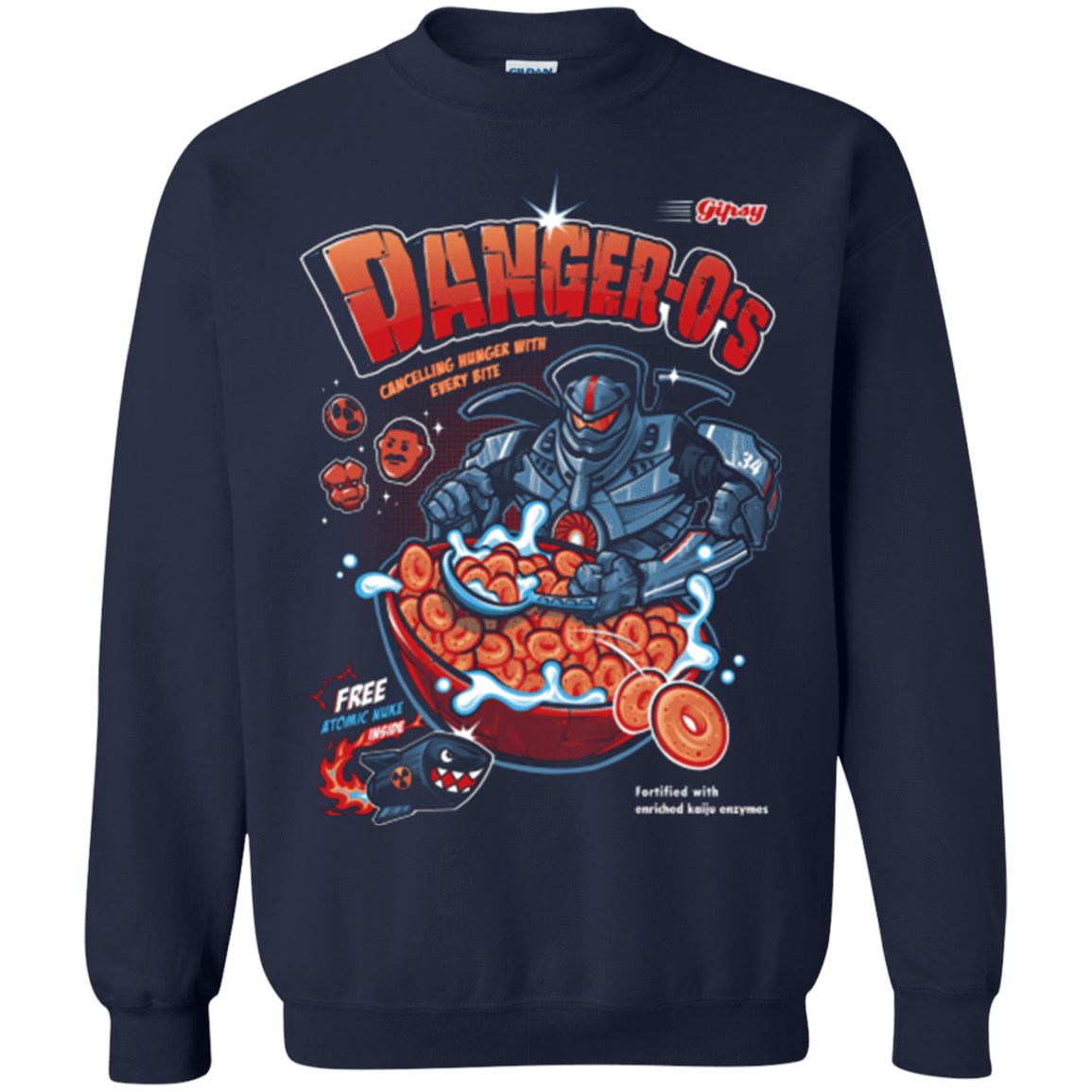 Sweatshirts Navy / Small Danger O's Crewneck Sweatshirt