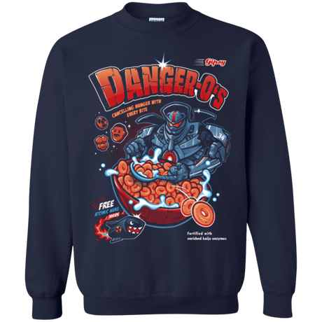Sweatshirts Navy / Small Danger O's Crewneck Sweatshirt