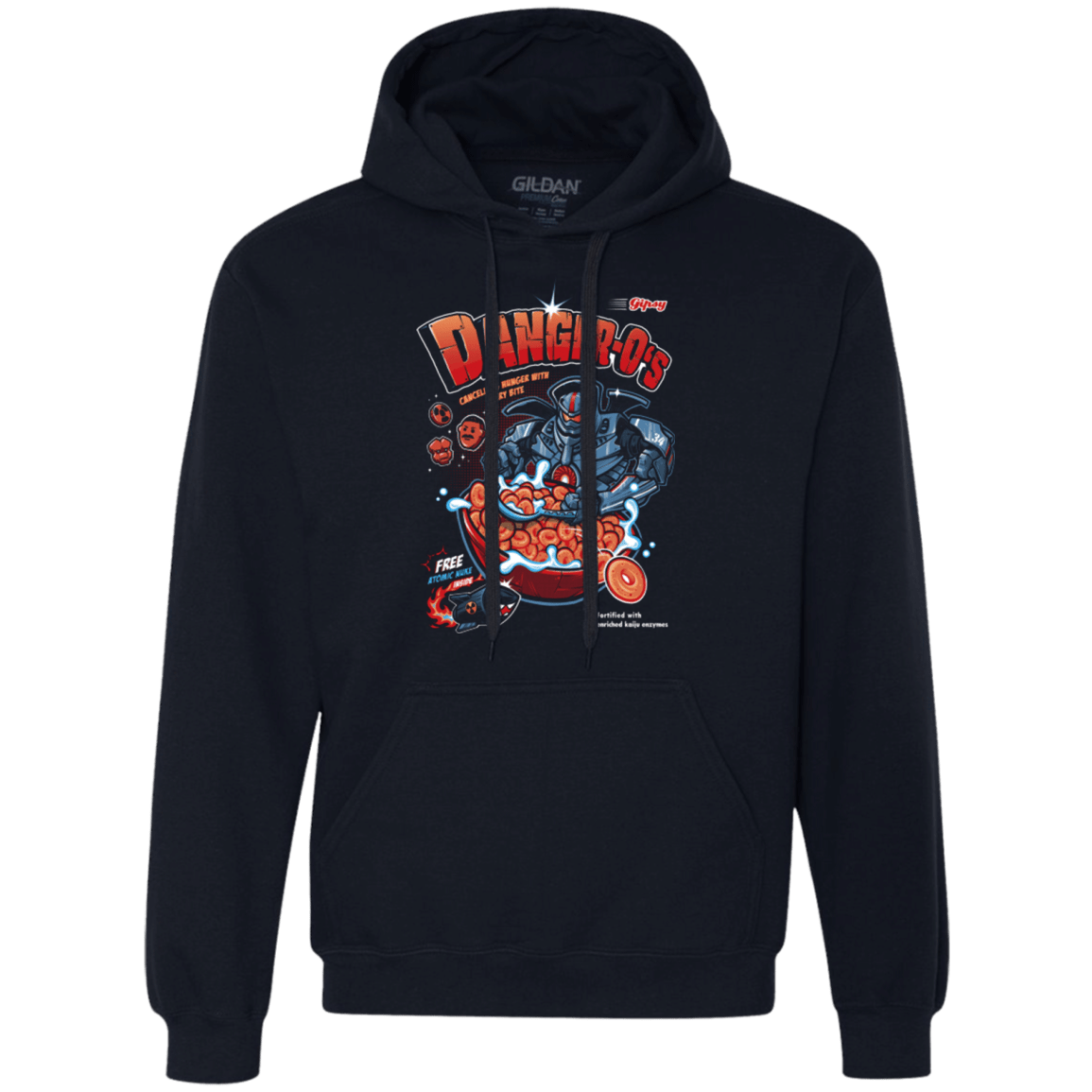 Sweatshirts Navy / Small Danger O's Premium Fleece Hoodie