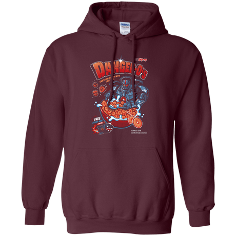 Sweatshirts Maroon / Small Danger O's Pullover Hoodie