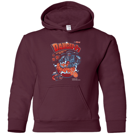 Sweatshirts Maroon / YS Danger O's Youth Hoodie